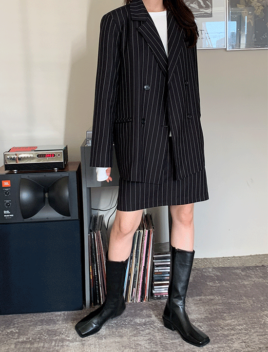 Stripe skirt - short ver.